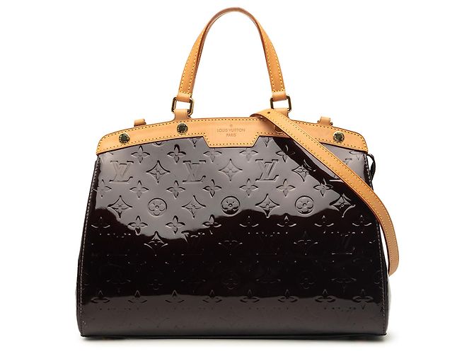 Louis Vuitton Purple Monogram Vernis Brea MM Violet