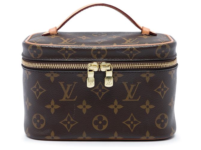 Louis Vuitton Brown Monogram Nice Mini Vanity Case Braun