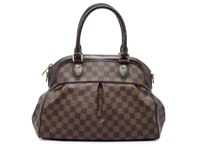 Louis Vuitton Brown Damier Ebene Trevi PM Marrom