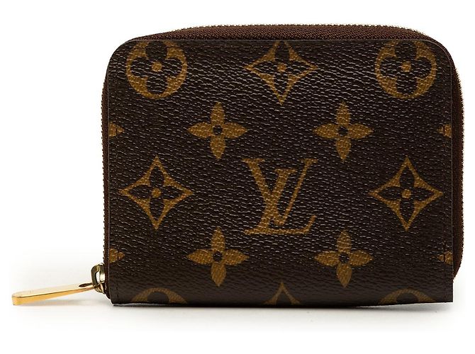 Portamonete Zippy Coin Monogram Marrone Louis Vuitton