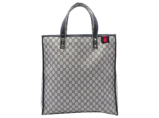 Gucci Beige GG Supreme Web Tote