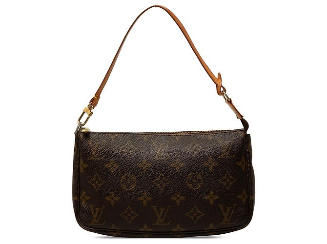 Louis Vuitton Brown Monogram Pochette Accessoires Marron