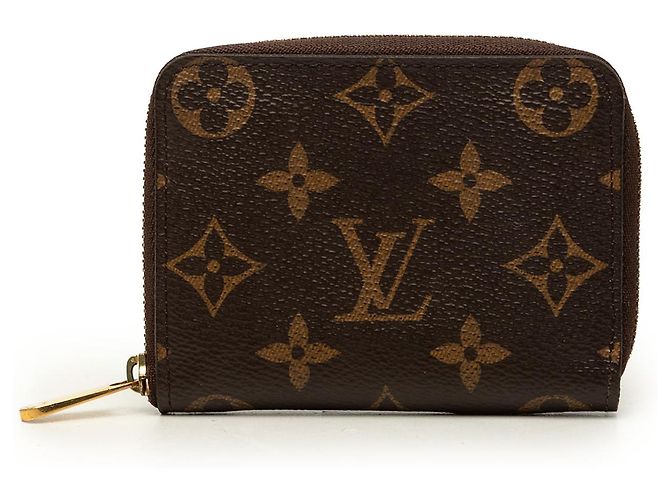Portamonete Zippy Coin Monogram Marrone Louis Vuitton