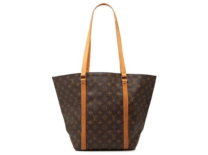 Louis Vuitton Brown Monogram Sac Shopping Marron