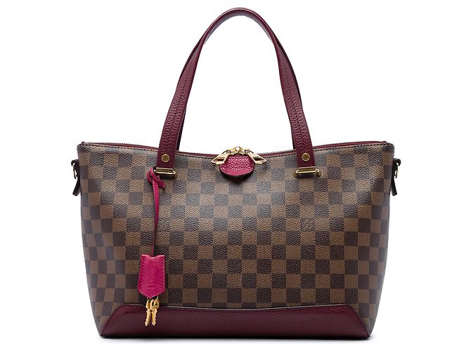 Louis Vuitton Brown Damier Ebene Hyde Park Marrone