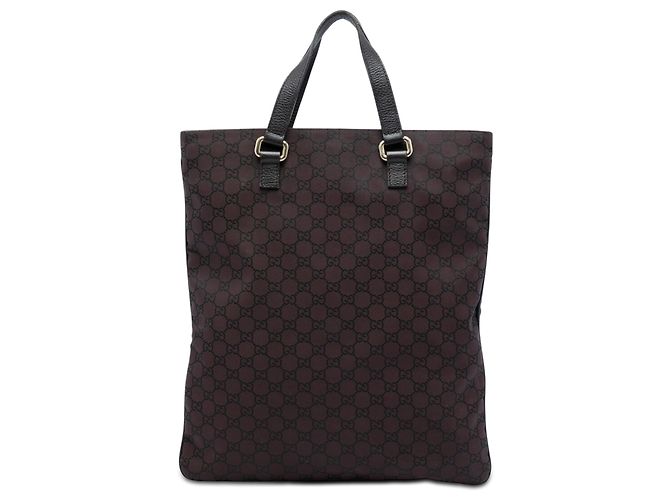Gucci GG Nylon Tote braun Dunkelbraun