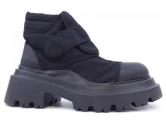Autre Marque Plan C Leather Boots Black