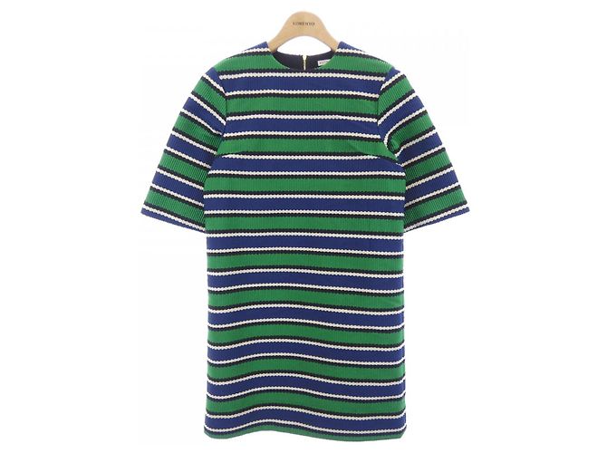 Autre Marque ESTNATION Kleid Blau Grün