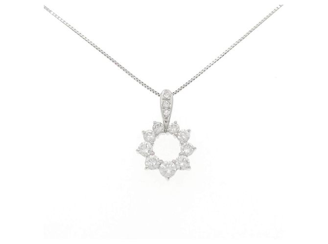Autre Marque Collana in diamanti PT900 PT850 Argento