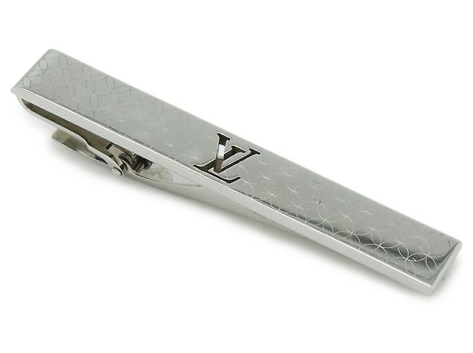 Louis Vuitton Champs Elysees Tie Clip Silvery