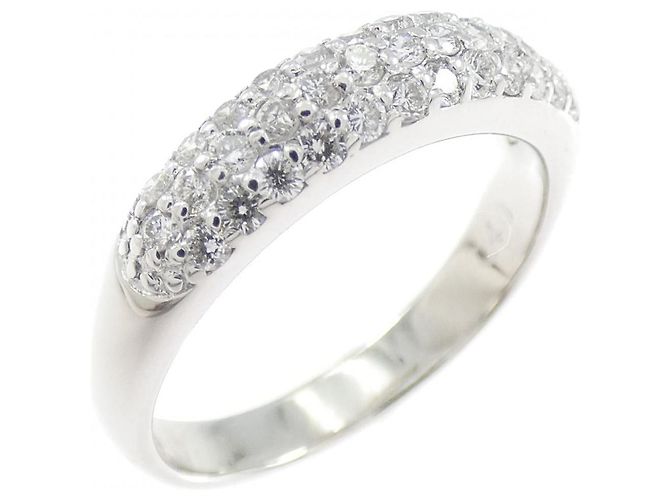 Autre Marque Anello Ponte Vecchio Pavé Au750 Diamanti Argento
