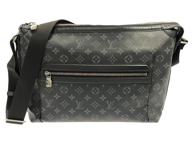 Louis Vuitton Odyssee Monogram Eclipse Shoulder Bag Black