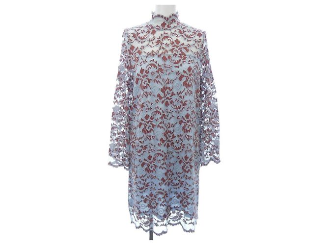 Autre Marque Vestido GANNI Marrom Azul