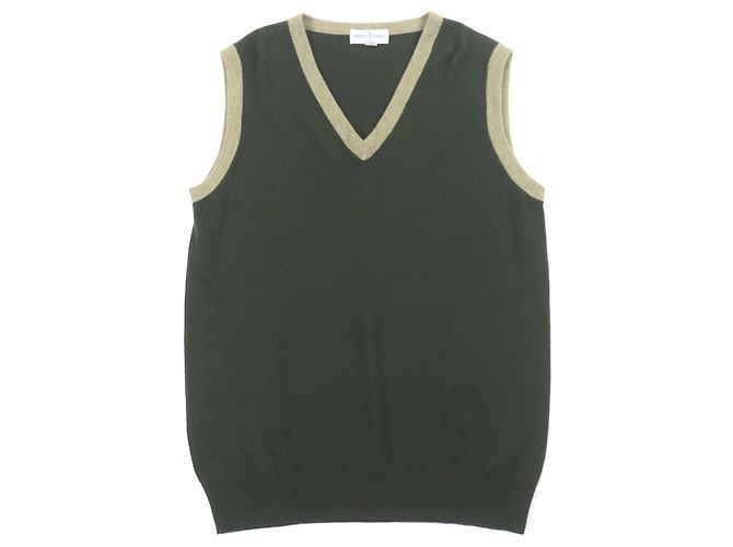Autre Marque Chaleco de punto de cachemira Arnys Paris Verde