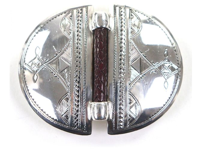Cintura in pelle e argento 925 Hermès