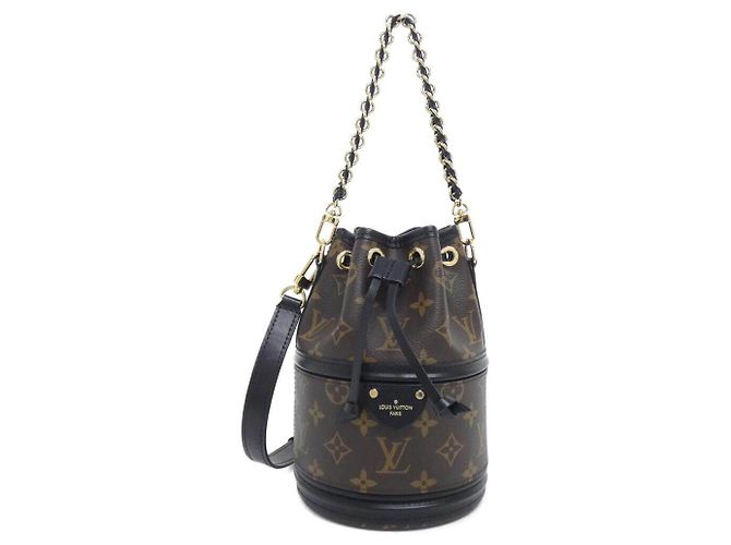 Louis Vuitton Monogram Shoulder Bag Brown