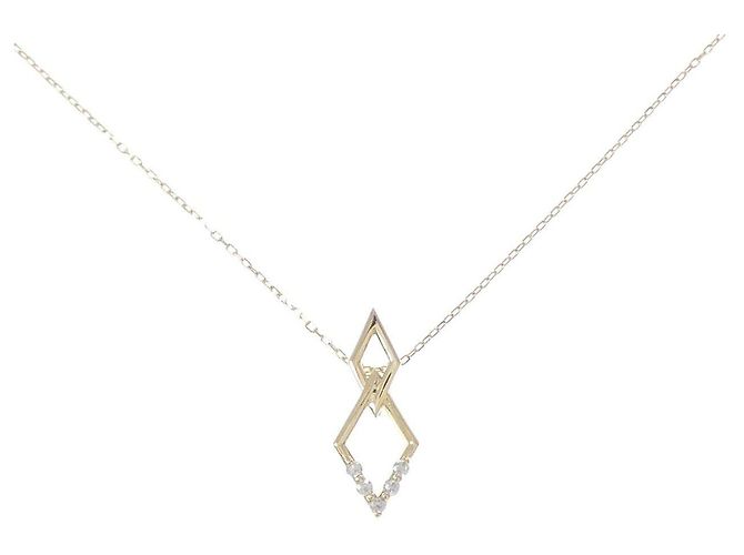 Autre Marque Collier en diamant Au750 Doré