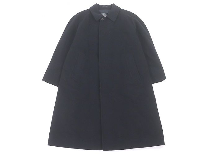 Burberrys Wool Coat Blue Navy blue