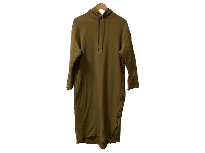 Autre Marque AMERICANA langes Sweatkleid Grün Khaki