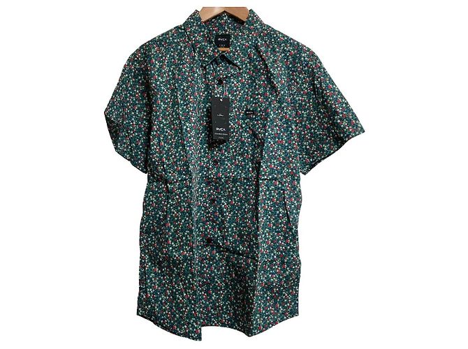 Autre Marque Camicia floreale RVCA Verde