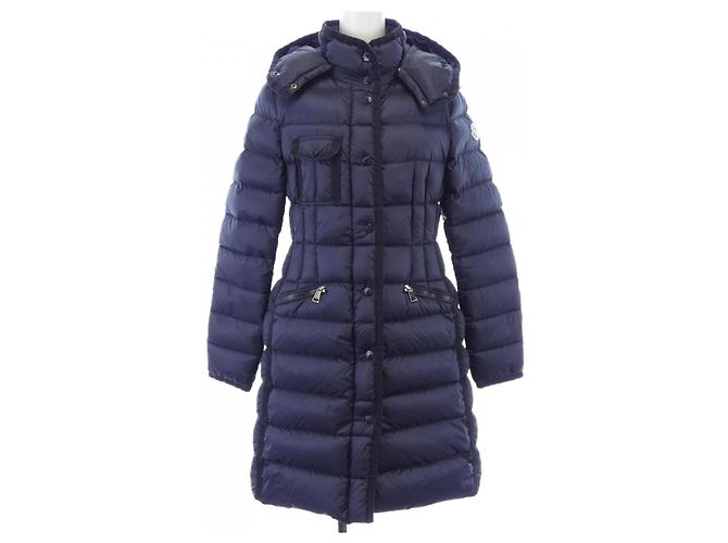 Moncler HERMINE 53048 Down Coat Blue Navy blue