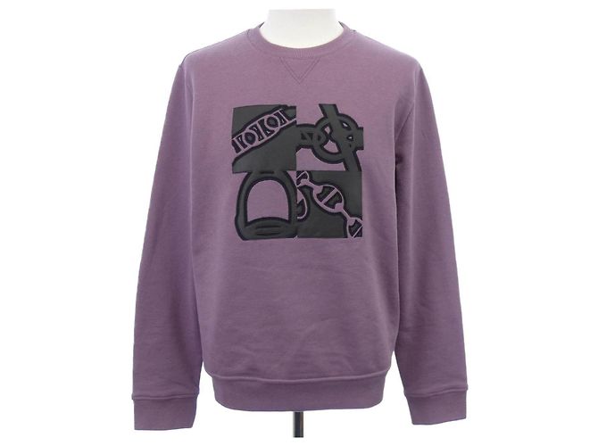 Hermès Sweatshirt de algodão Hermes Metallica Ocare Roxo
