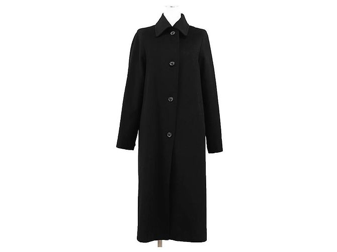 Autre Marque Herno Light Wool Cashmere Coat Black