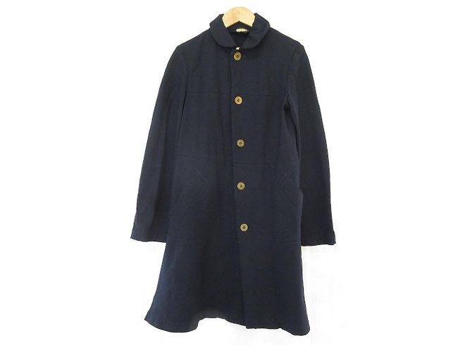 Abrigo de cuello redondo COMME des GARCONS Azul Azul marino