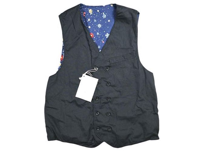 Autre Marque Engineered Garments Chaleco reversible High Count Twill Vest Azul