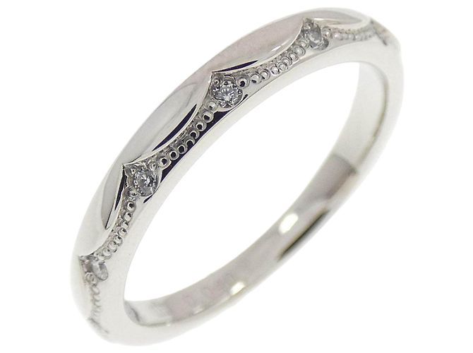 Autre Marque Anello in platino PT950 e diamanti Argento