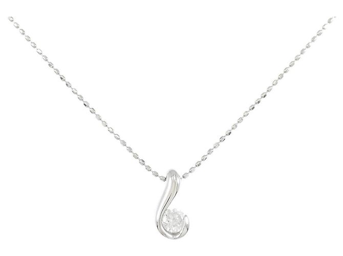 Autre Marque Collana di diamanti Pt900 Pt850 Argento