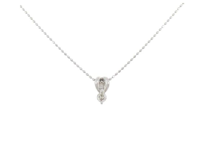 Autre Marque Collana in Pt900 e diamanti Argento