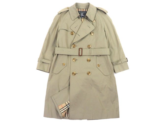 Gabardina de algodón Burberrys Verde