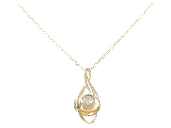 Autre Marque Collar de Diamantes Au750 Dorado
