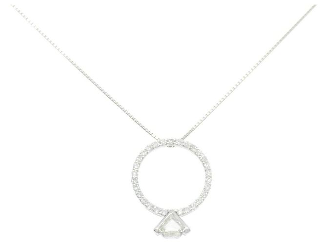 Autre Marque Collana di diamanti PT900 PT850 Argento