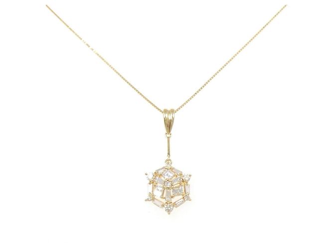 Autre Marque Collana di Diamanti Au750 D'oro