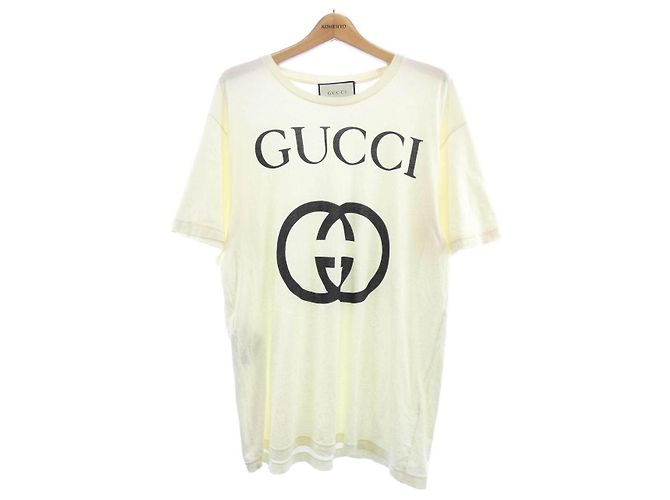 Camiseta de algodón Gucci Amarillo