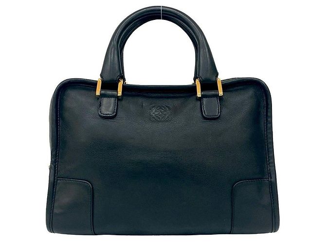 Bolsa de couro Loewe Amazona Preto