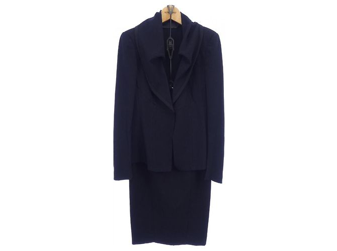 Autre Marque Donna Karan Anzug Schwarz