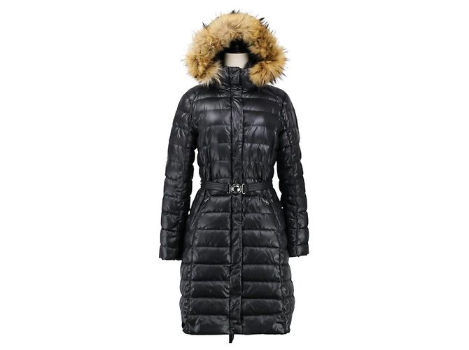 Max Mara Weekend Long Down Coat Black