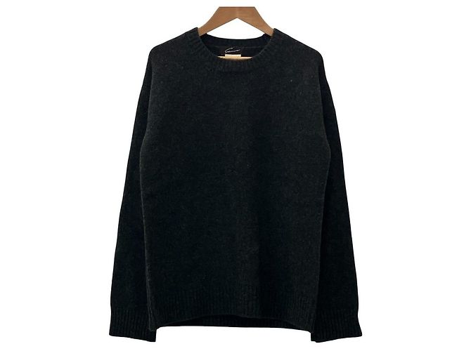 Autre Marque Atemberaubender Lure Wollstrickpullover Braun Anthrazitgrau