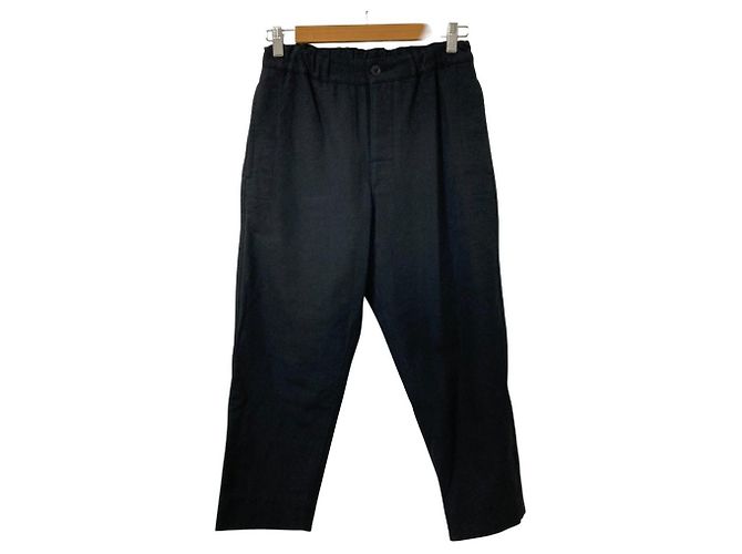 Autre Marque MHL. Pantaloni WOOL COTTON DRILL Nero