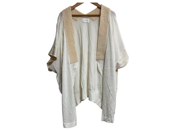 Autre Marque Harikae Haori Cardigan Weiß