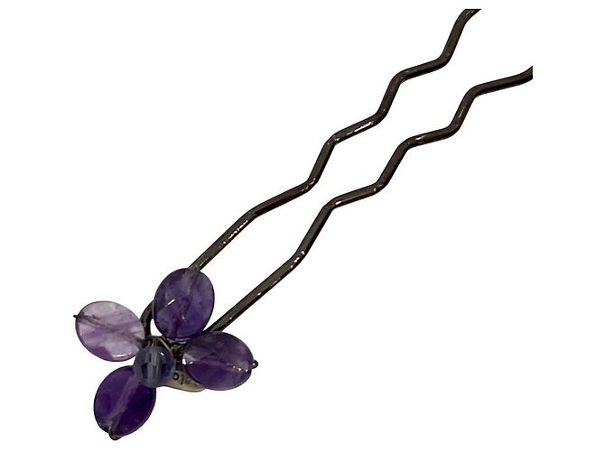 Autre Marque Gancho de cabelo colette malouf Roxo