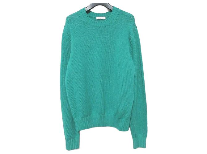Autre Marque EVERYDAY I LIKE Klassischer Rundhals-Strickpullover Grün