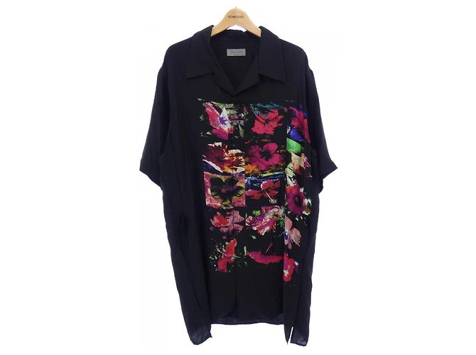 Autre Marque Yohji Yamamoto POUR HOMME Camicia S/S 100% Seta Nero