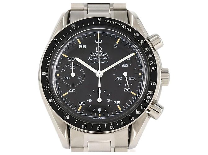 Omega Speedmaster Stainless Steel Automatic Schwarz