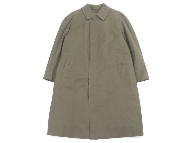 Manteau Burberrys en coton et polyester Beige Kaki