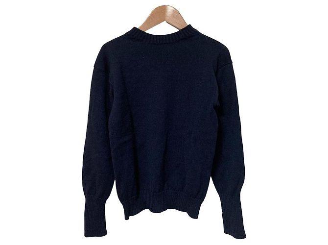 Autre Marque Pull en maille de laine Andersen-Andersen Bleu