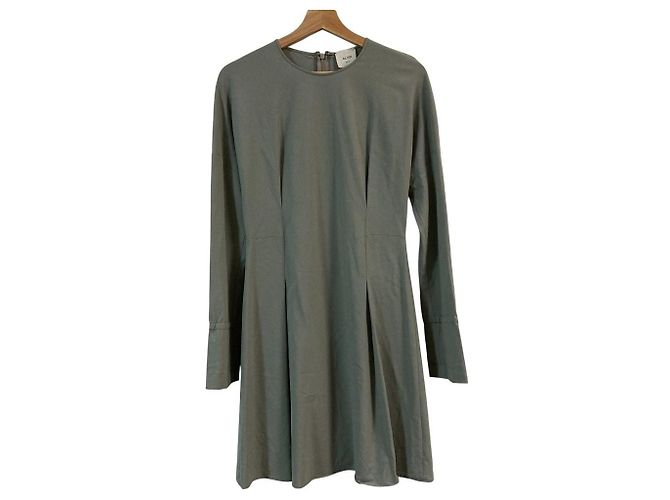 Autre Marque Vestido de manga comprida em lã ALYSI Marrom